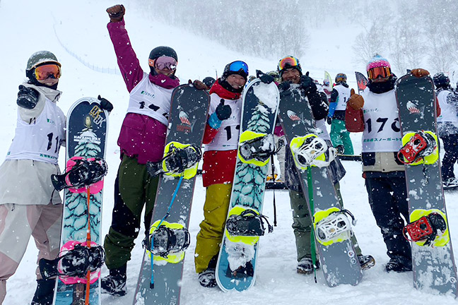 OJK所属　スノーボーダー集合